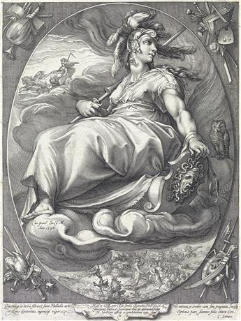 HENDRICK GOLTZIUS Three engravings.